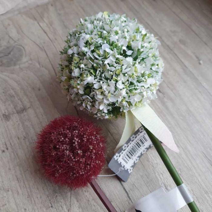 Fleur d'ail artificielle ou allium factice