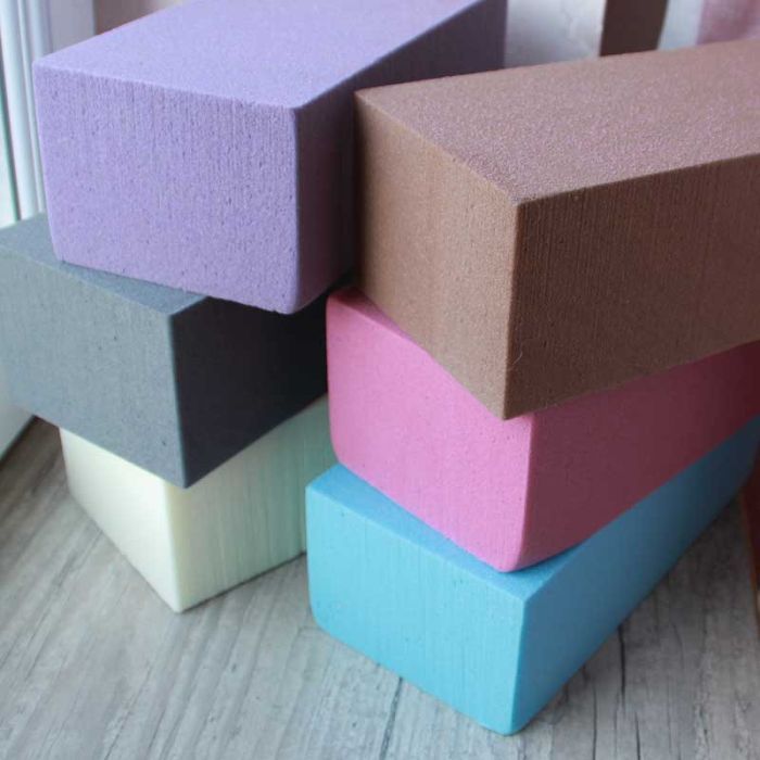 Brique mousse florale couleur