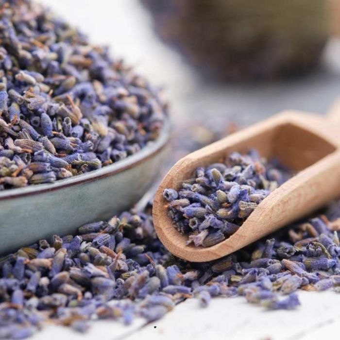 Lavandin en vrac, fleurs séchées extra bleues