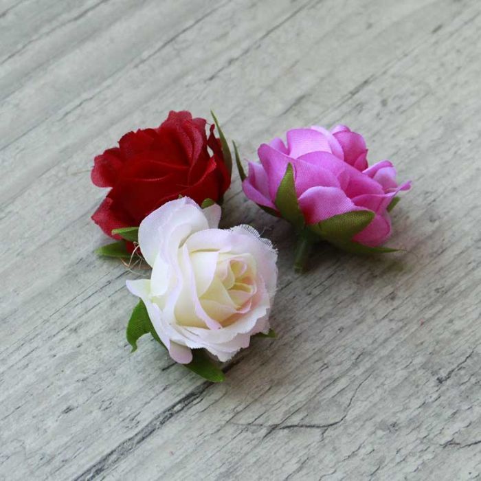 Mini rose artificielle