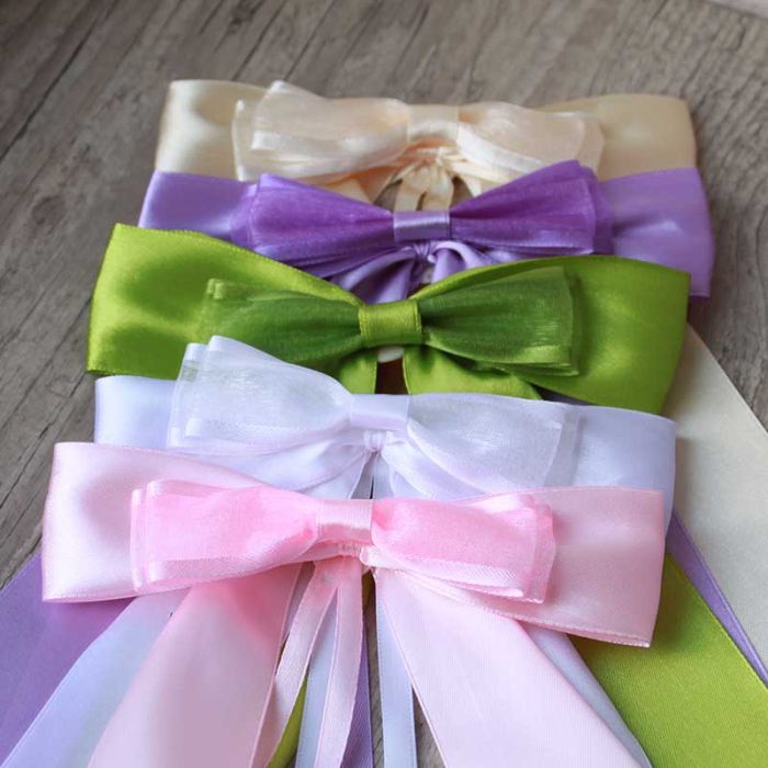 Noeud satin mariage