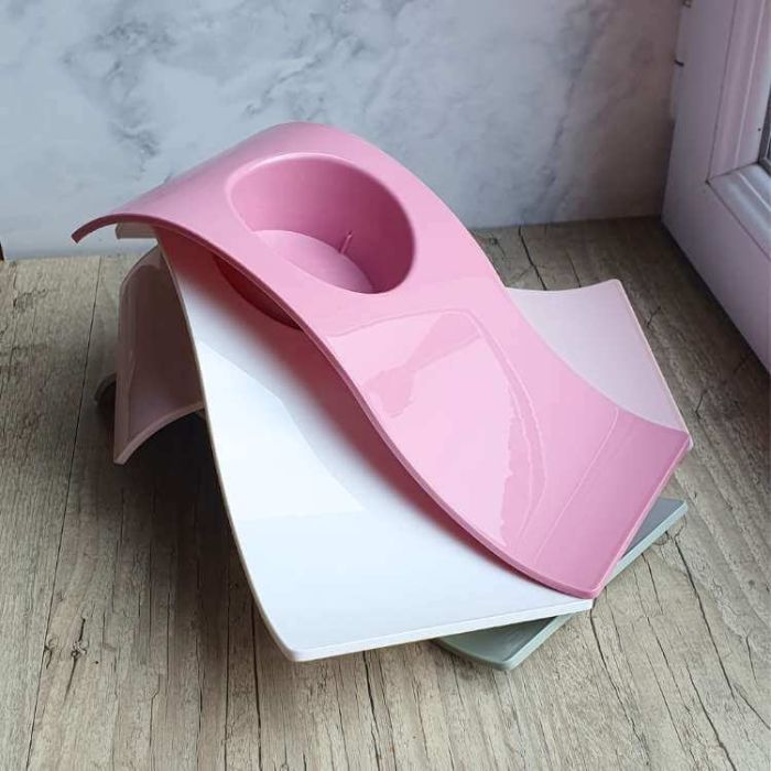 Récipient fleuriste forme Onde plastique recyclé