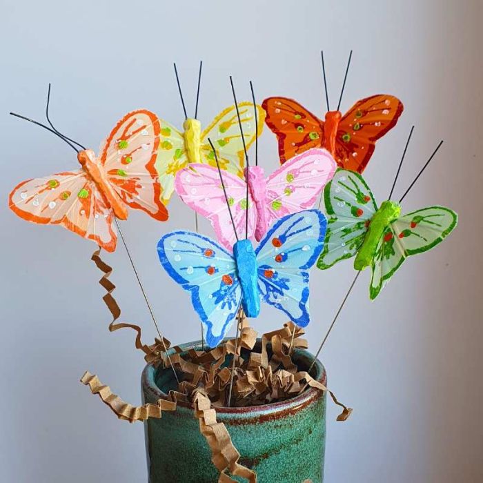 Petits papillons couleurs