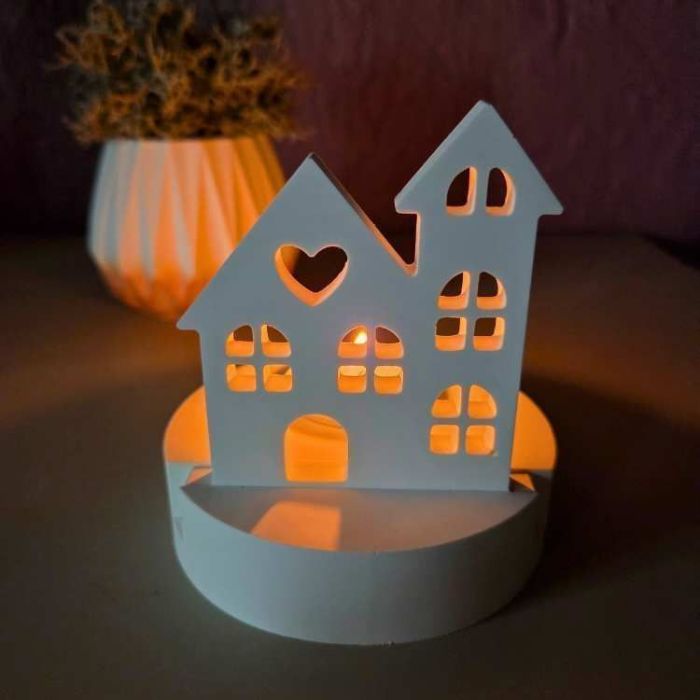 Photophore maison minimaliste