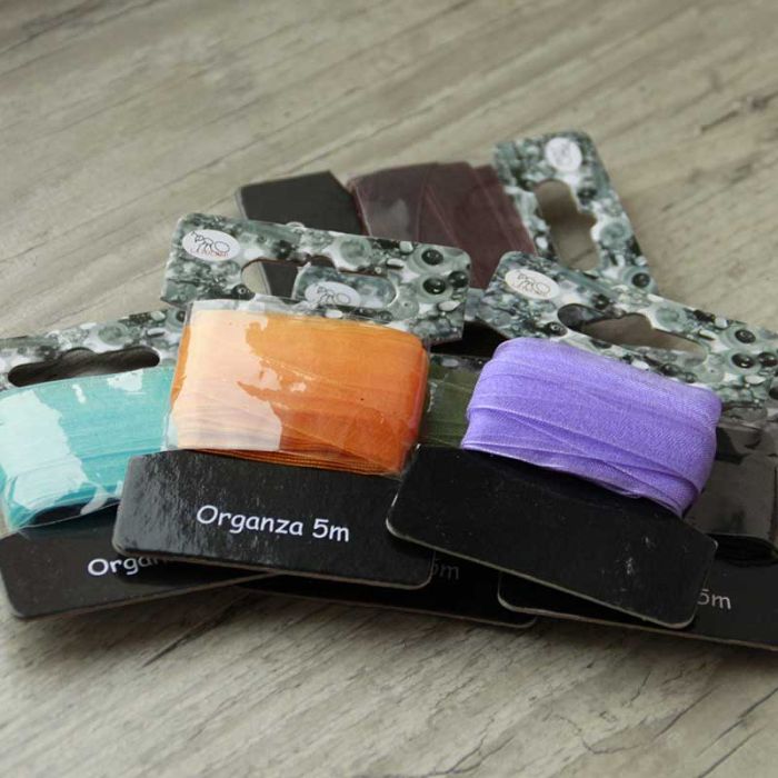 Ruban organza couleur