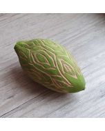 Fruit du baobab séché décoré vert