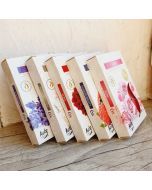 Lot de 6 bougies chauffe-plat parfumées teintées godet aluminium senteurs florales