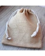 Petit sac en toile de jute