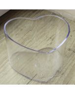 Vase coeur plastique