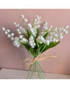 Bouquet de brins de muguet artificiel