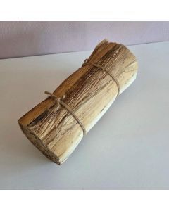 Botte de feuilles de bananier séchées liées corde naturelle décoration boho 30cm