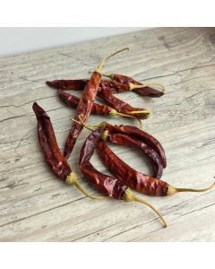 Piment rouge séché décoratif - ornement naturel rouge foncé