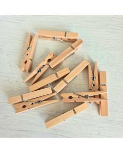 Pince à linge bois à décorer