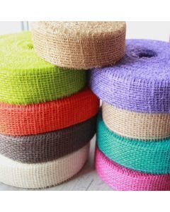 Ruban toile de jute