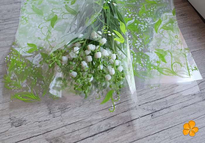 Emballage bouquet de muguet Bouquet muguet papier cône